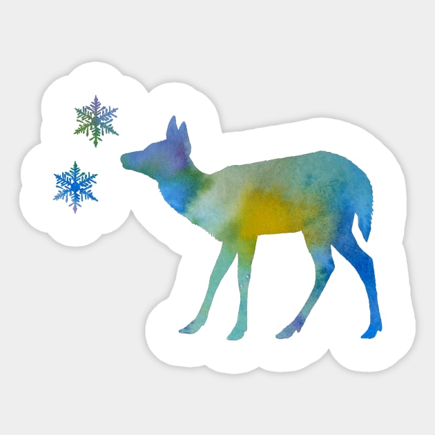 Deer Sticker by TheJollyMarten